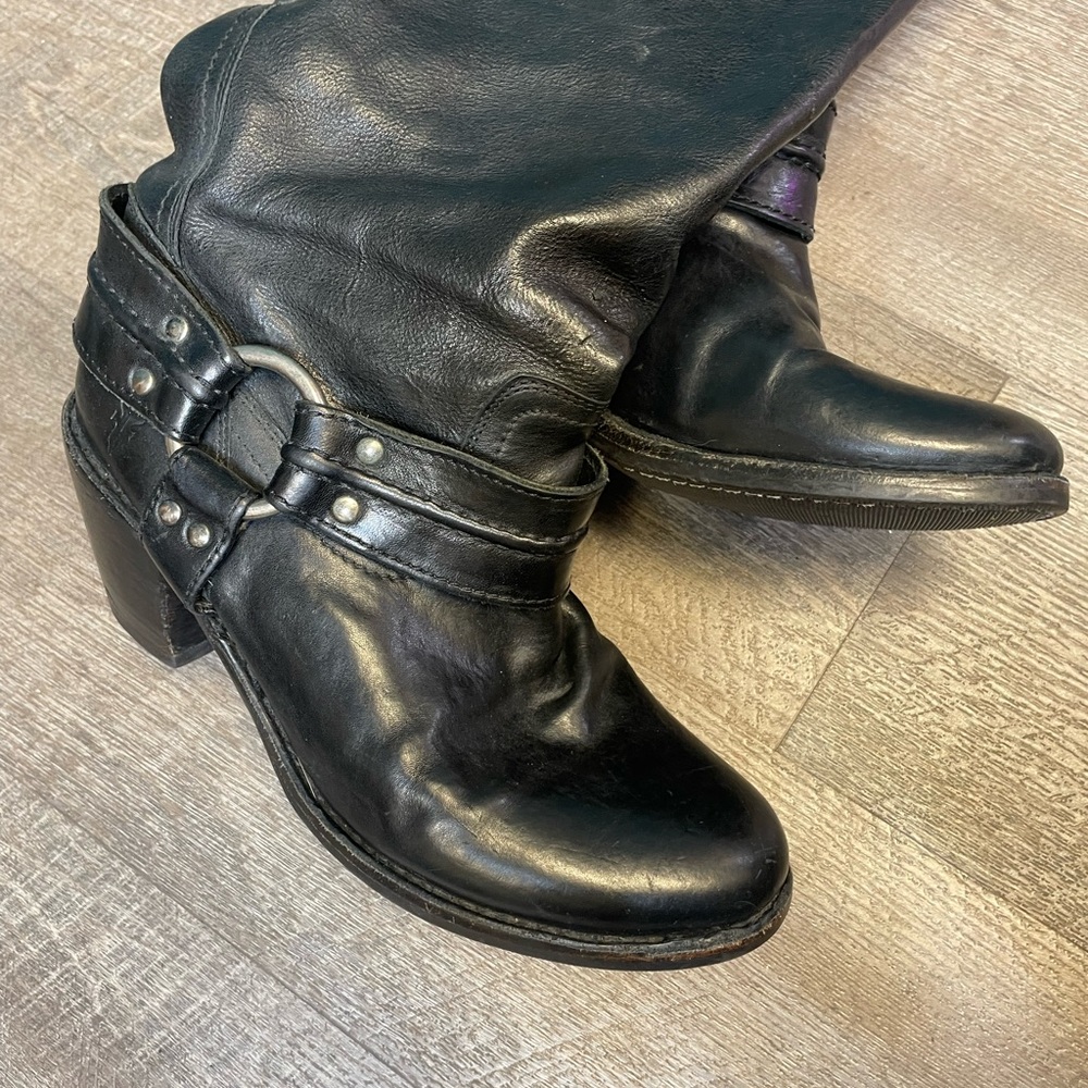 Vintage Frye Moto Boots